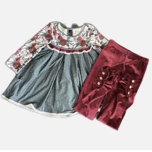 Cheeky Plum Girls Holiday Outfit-sz. 8